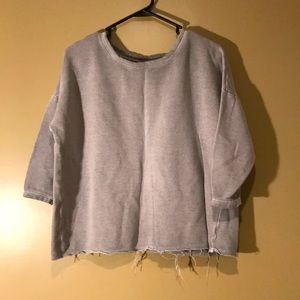 Distressed A.E. Grey Pullover